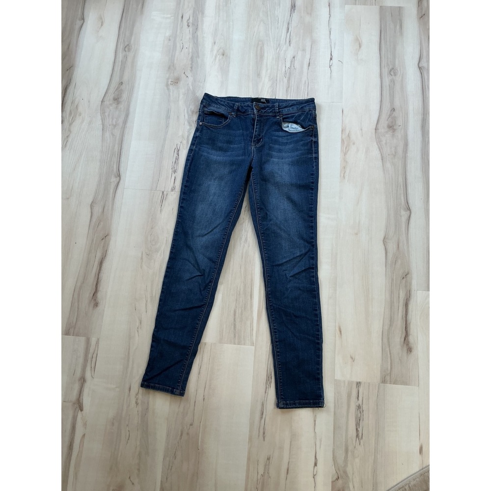1822 Denim Womens Skinny Jeans Dark Wash Stretch Denim Size 30 x 27